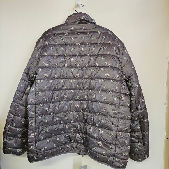 Disney Star Wars Grogu Gray Puffer Coat Size XXL NWT Reversible Baby Yoda - Picture 2 of 12